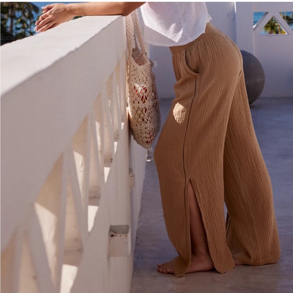 Aerie Beach Wide-Leg Pants